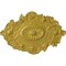 Ekena Millwork Strasbourg Ceiling Medallion, Hand-Painted Rich Gold, 30 1/2"W x 20"H x 1 1/2"P CM30SGRGS - alternate 1